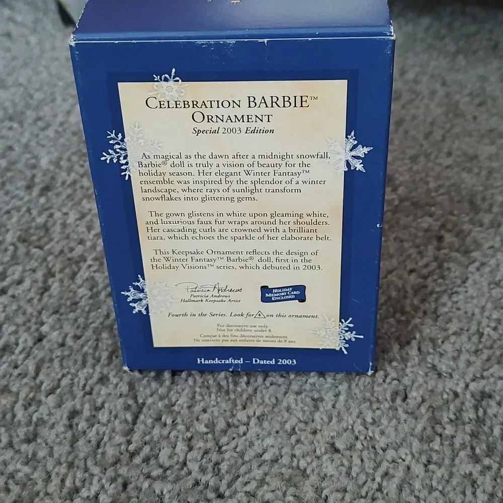 CELEBRATION BARBIE #4 Keepsake Ornament 2003